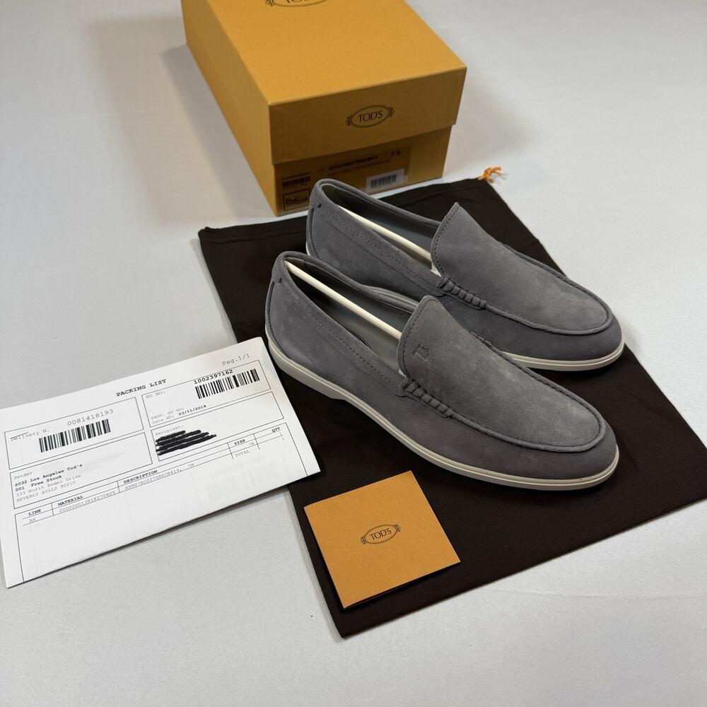 Tod’s PANT. LISCIA CASUAL BUSINESS Loafer 7.5UK/9US New Receipt & Box MSRP $825